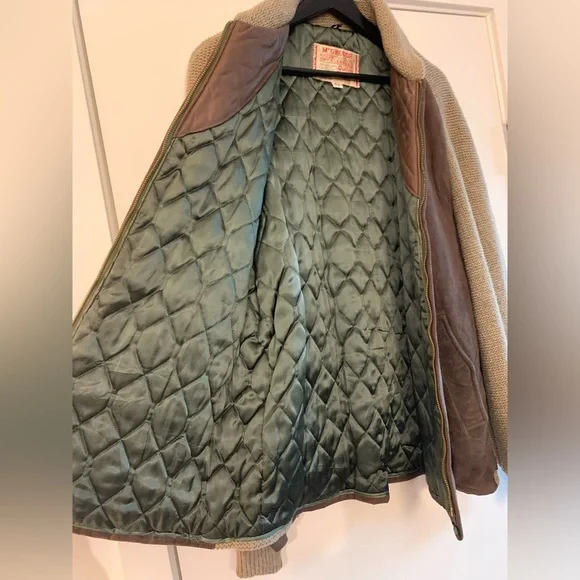 Vintage McGregor Suede and Knit Quilted Jacket - Picture 2 of 4